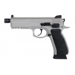 Страйкбольный пистолет KJW CZ75 SP-01 SHADOW GBB, серый, металл, модель SP-01-UGSR.GAS